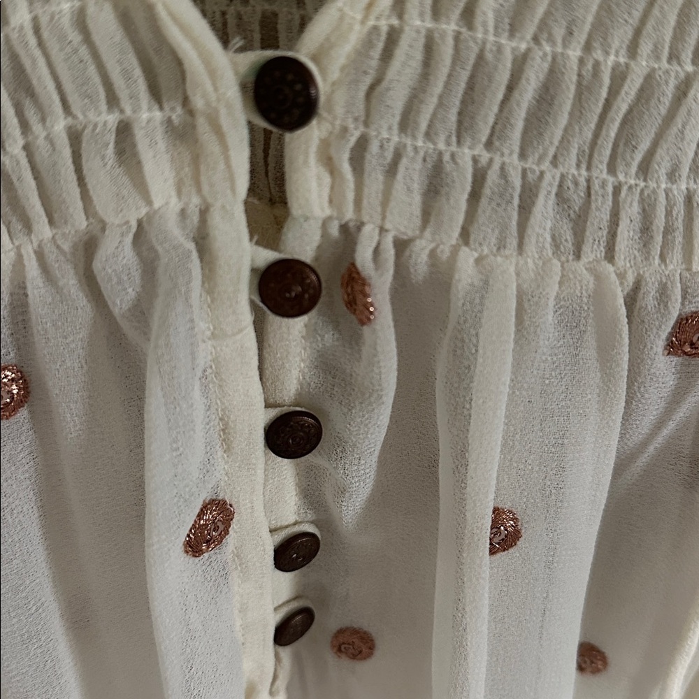Free people ready to run sheer blouse - Picture 9 of 12
